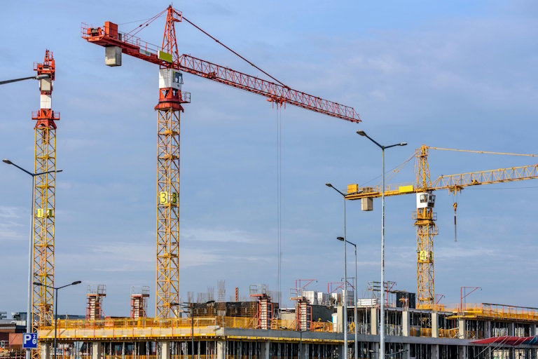 Civil engineering project management and site control