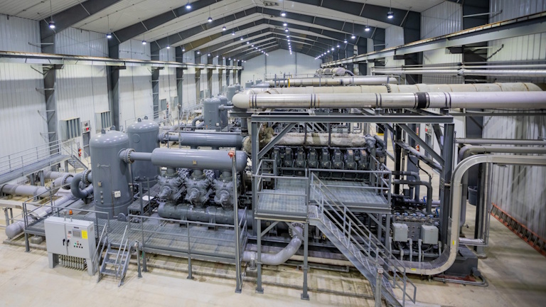 Compressor station and process facility works