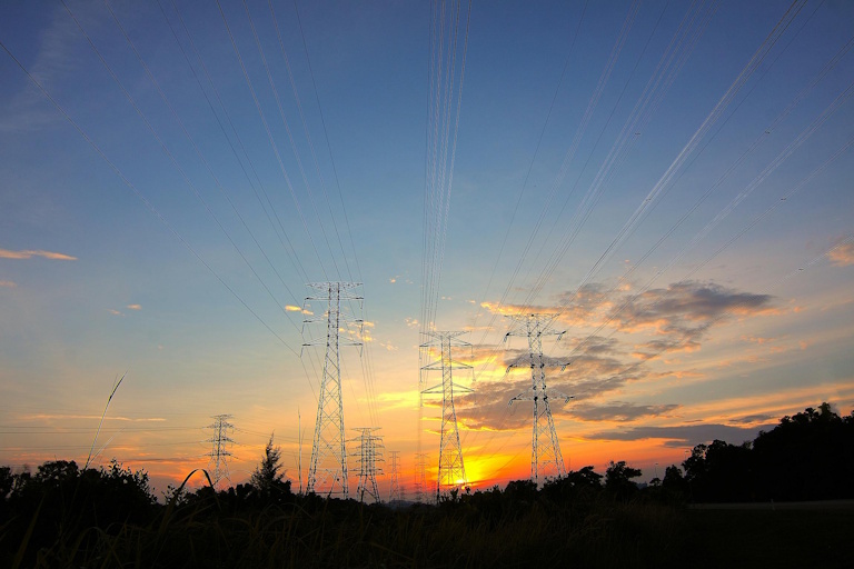 High voltage substation construction