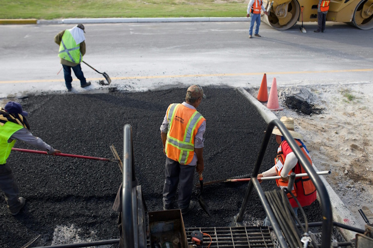 Road maintenance and repair works