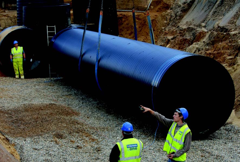 Large diameter pipeline installation